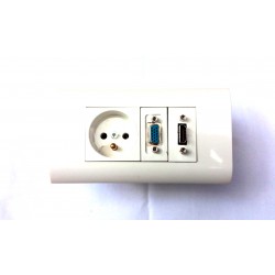 Gniazda ścienne - 230V , RJ45 (internet), Hdmi